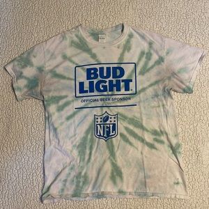Nfl x Budlight tie-die shirt